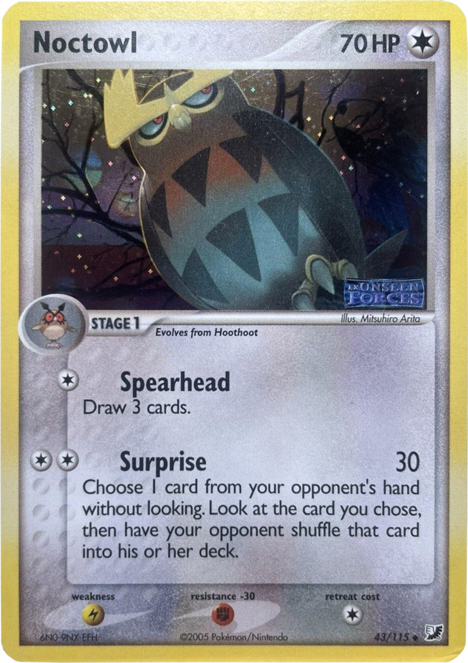 Noctowl (43/115) (Stamped) [EX: Unseen Forces] - Pokémon - Card Brawlers | Quebec | Canada |