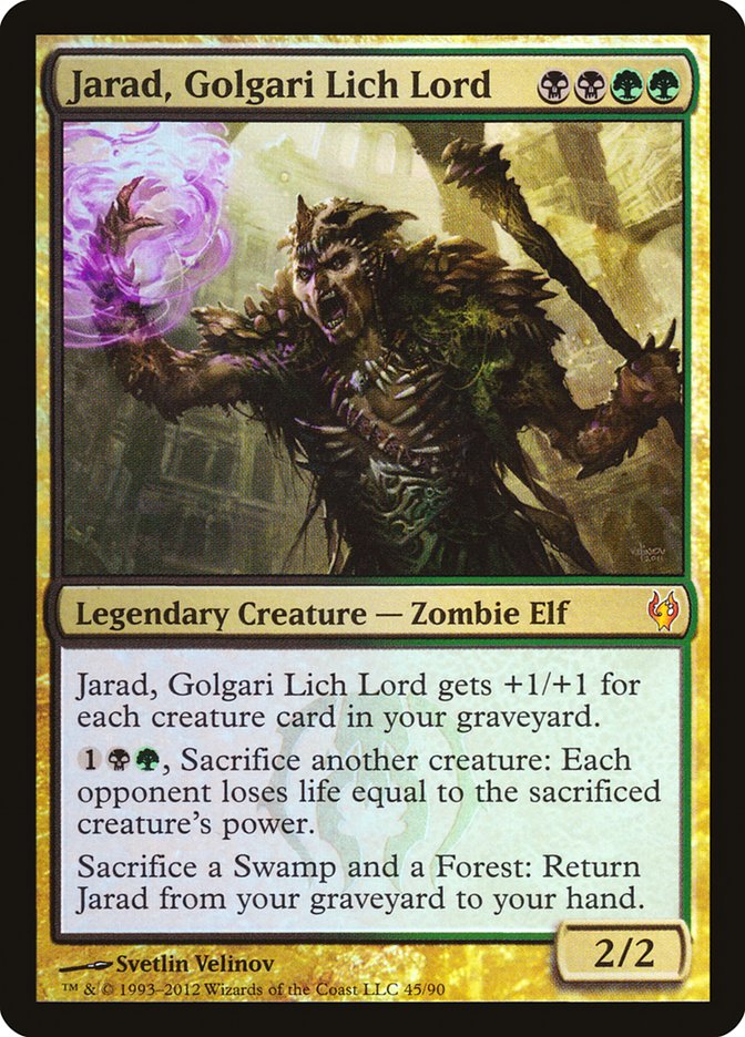 Jarad, Golgari Lich Lord [Duel Decks: Izzet vs. Golgari] - Magic: The Gathering - Card Brawlers | Quebec | Canada |