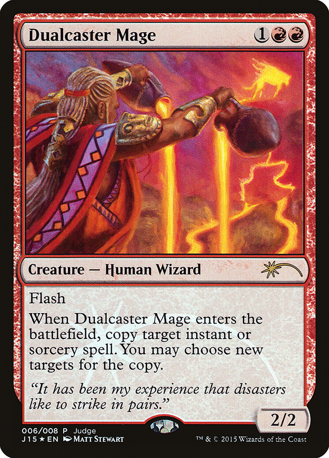 Dualcaster Mage [Judge Gift Cards 2015] - Magic: The Gathering - Card Brawlers | Quebec | Canada |