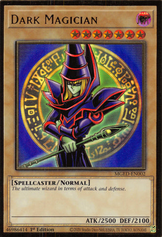 Dark Magician (Alternate Art) [MGED-EN002] Gold Rare - Yu-Gi-Oh! - Card Brawlers | Quebec | Canada |