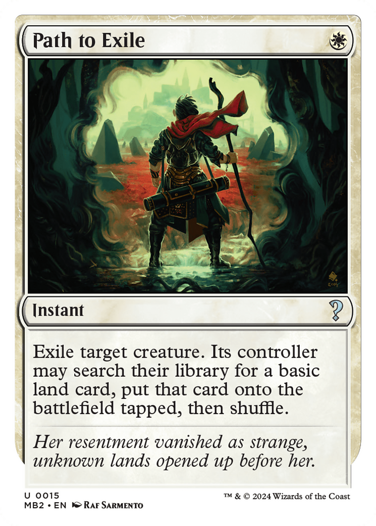 Path to Exile (White Border) [Mystery Booster 2] - Magic: The Gathering - Card Brawlers | Quebec | Canada |