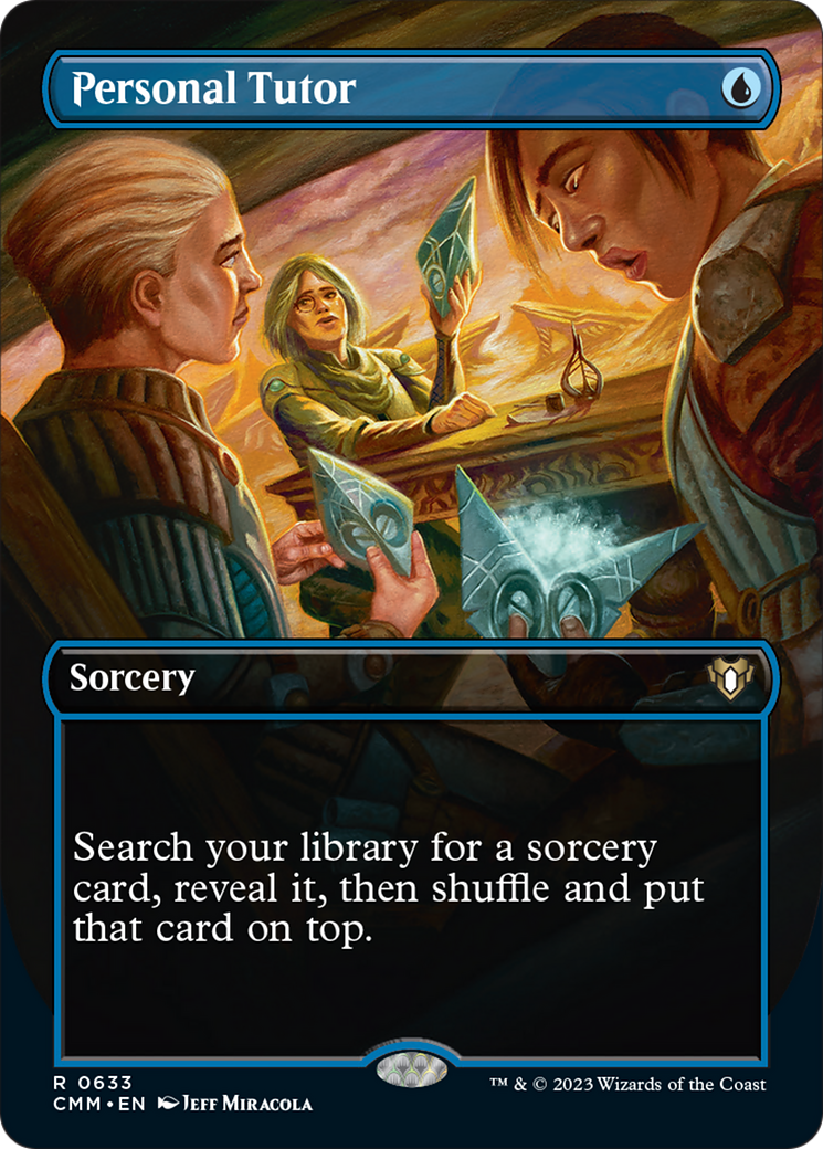 Personal Tutor (Borderless) [Commander Masters] - Magic: The Gathering - Card Brawlers | Quebec | Canada |