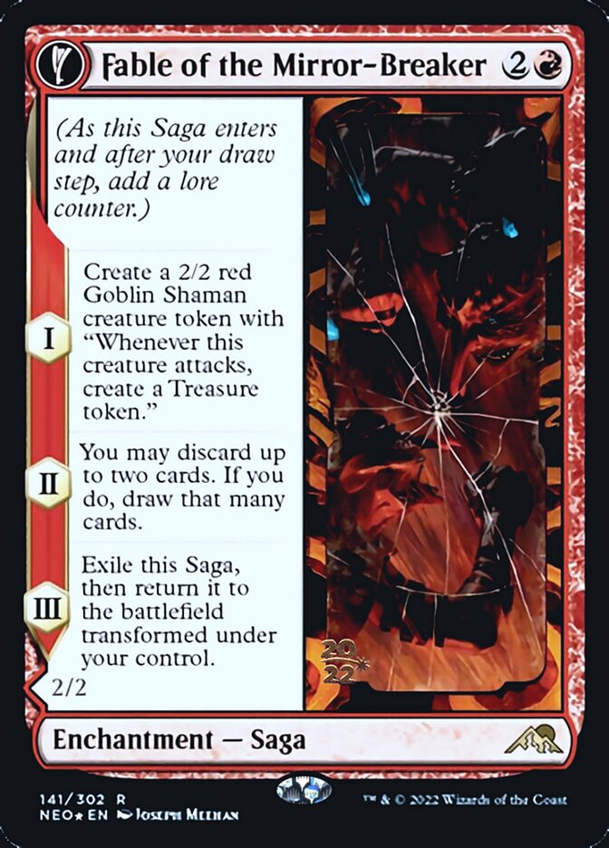 Fable of the Mirror-Breaker // Reflection of Kiki-Jiki [Kamigawa: Neon Dynasty Prerelease Promos] - Magic: The Gathering - Card Brawlers | Quebec | Canada |