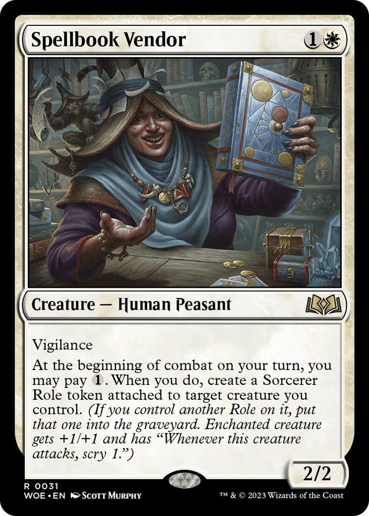 Spellbook Vendor [Wilds of Eldraine] - Magic: The Gathering - Card Brawlers | Quebec | Canada |