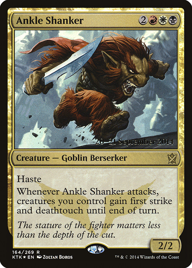 Ankle Shanker [Khans of Tarkir Prerelease Promos] - Magic: The Gathering - Card Brawlers | Quebec | Canada |