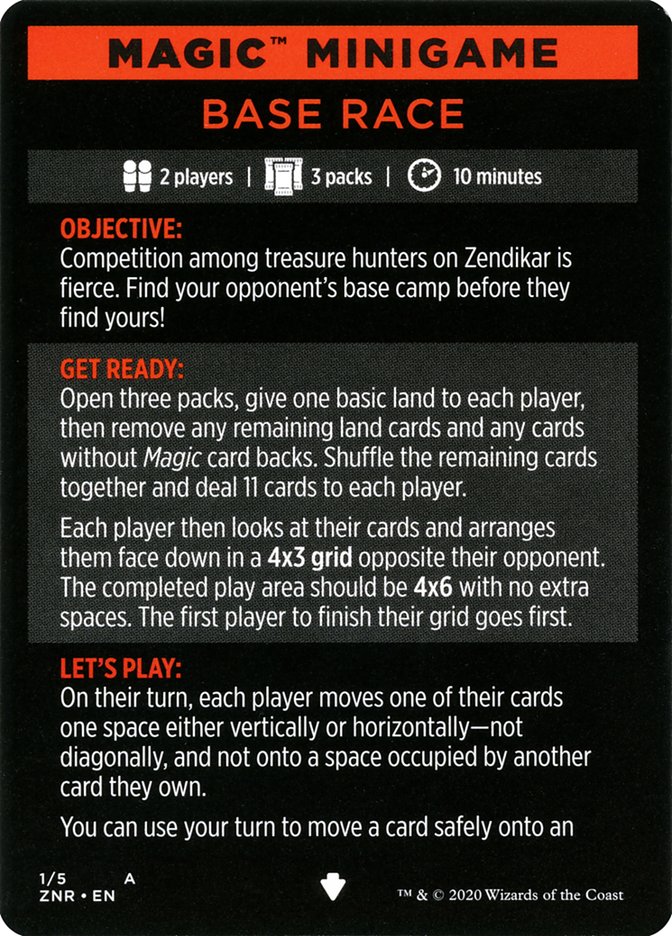 Base Race (Magic Minigame) [Zendikar Rising Minigame] - Magic: The Gathering - Card Brawlers | Quebec | Canada |