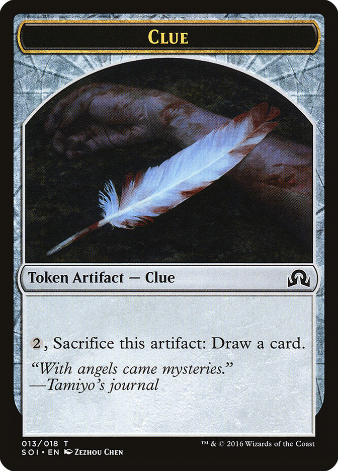 Clue Token (013/018) [Shadows over Innistrad Tokens] - Magic: The Gathering - Card Brawlers | Quebec | Canada |