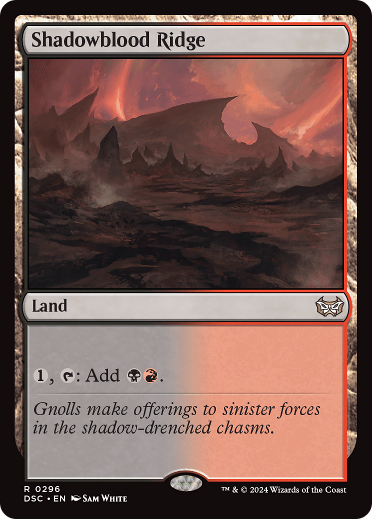 Shadowblood Ridge [Duskmourn: House of Horror Commander] - Magic: The Gathering - Card Brawlers | Quebec | Canada |