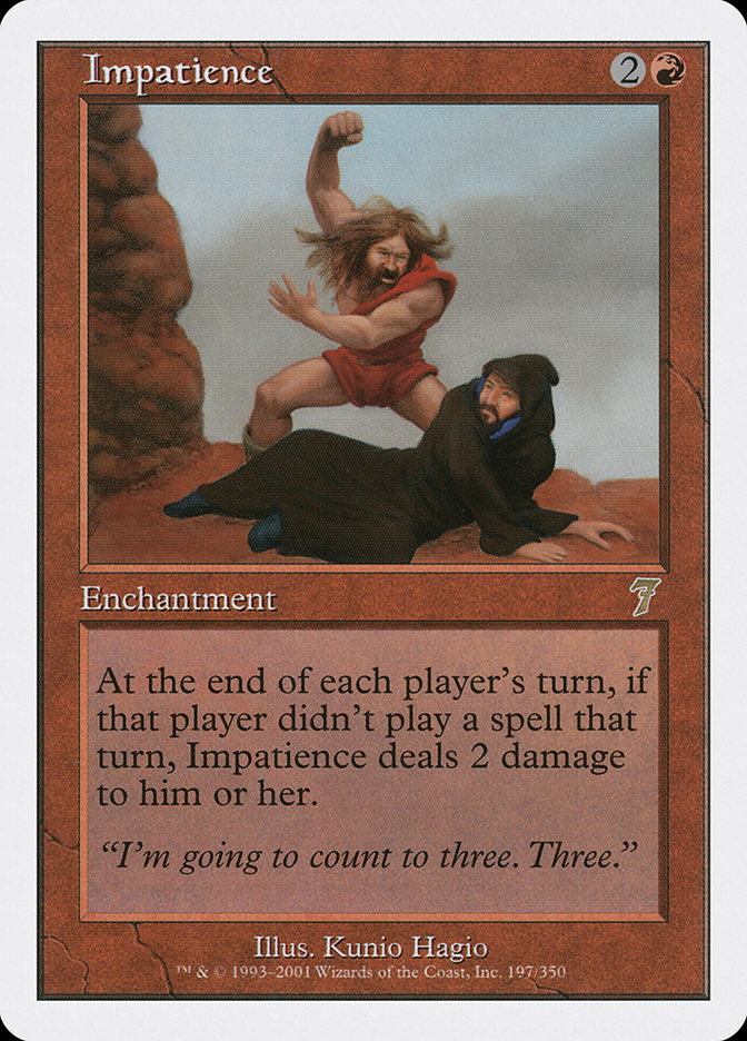 Impatience [Seventh Edition] - Magic: The Gathering - Card Brawlers | Quebec | Canada |
