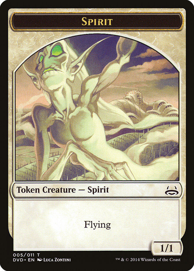 Spirit Token (Divine vs. Demonic) [Duel Decks Anthology Tokens] - Magic: The Gathering - Card Brawlers | Quebec | Canada |