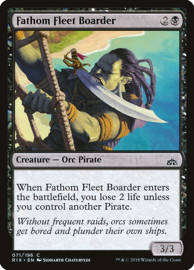Fathom Fleet Boarder [Rivals of Ixalan] - Magic: The Gathering - Card Brawlers | Quebec | Canada |