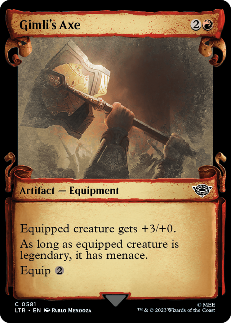 Gimli's Axe [The Lord of the Rings: Tales of Middle-Earth Showcase Scrolls] - Magic: The Gathering - Card Brawlers | Quebec | Canada |