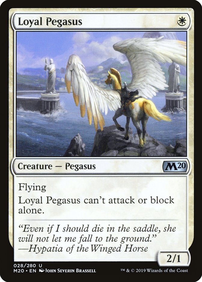 Loyal Pegasus [Core Set 2020] - Magic: The Gathering - Card Brawlers | Quebec | Canada |