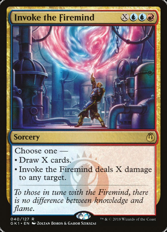 Invoke the Firemind [Guilds of Ravnica Guild Kit] - Magic: The Gathering - Card Brawlers | Quebec | Canada |