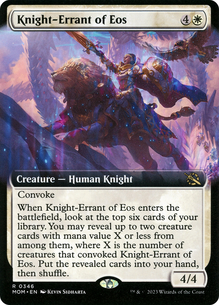 Knight-Errant of Eos (Extended Art) [March of the Machine] - Magic: The Gathering - Card Brawlers | Quebec | Canada |