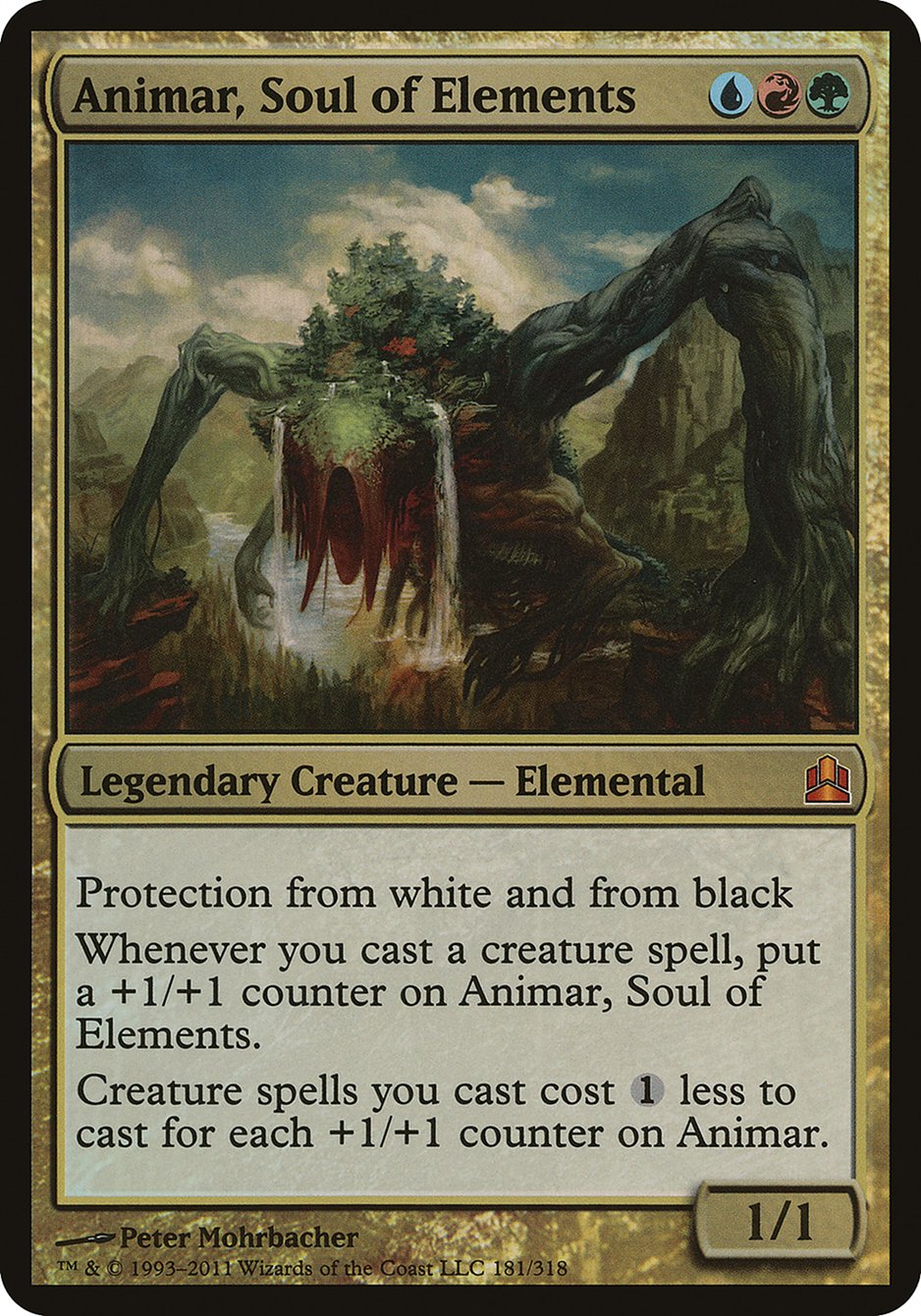 Animar, Soul of Elements (Oversized) [Commander 2011 Oversized] - Magic: The Gathering - Card Brawlers | Quebec | Canada |