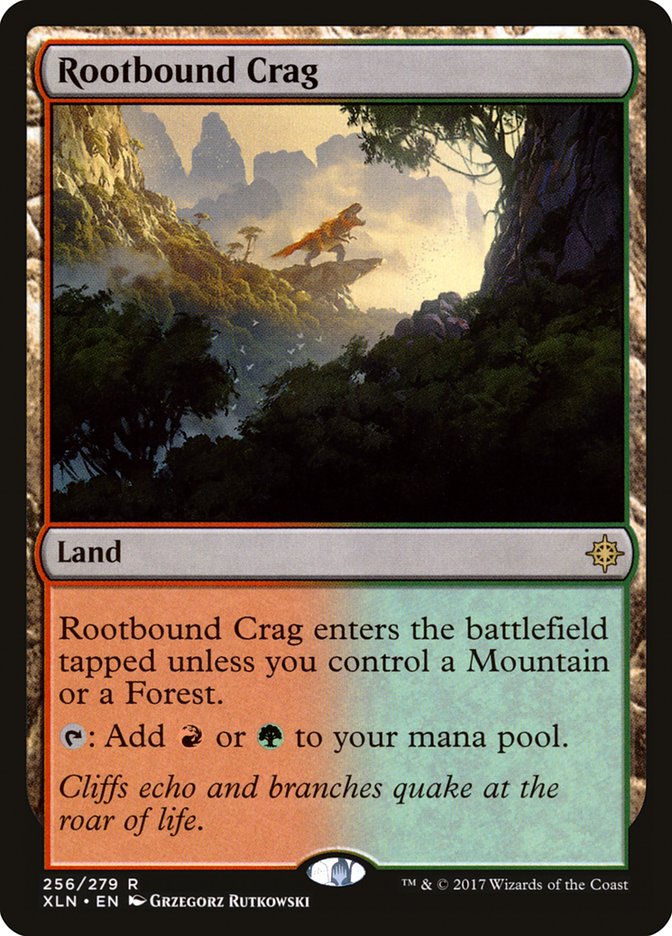 Rootbound Crag [Ixalan] - Magic: The Gathering - Card Brawlers | Quebec | Canada |
