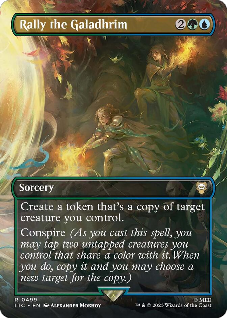 Rally the Galadhrim (Borderless) [The Lord of the Rings: Tales of Middle-Earth Commander] - Magic: The Gathering - Card Brawlers | Quebec | Canada |