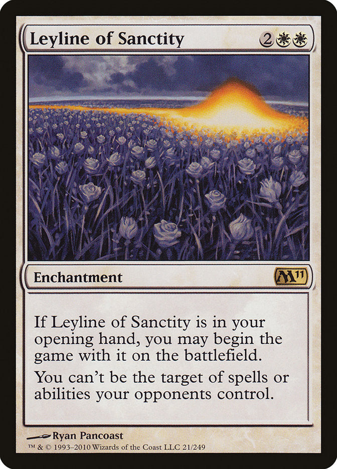 Leyline of Sanctity [Magic 2011] - Magic: The Gathering - Card Brawlers | Quebec | Canada |