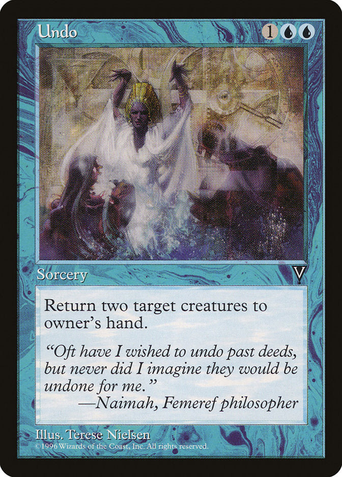 Undo [Visions] - Magic: The Gathering - Card Brawlers | Quebec | Canada |