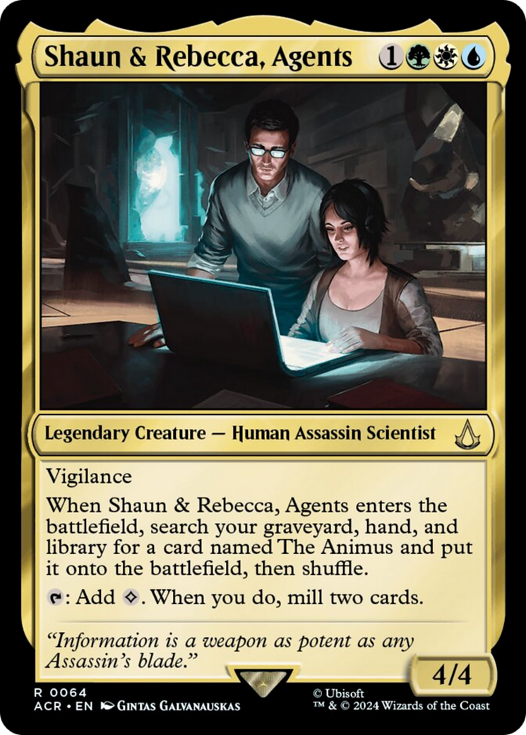 Shaun & Rebecca, Agents [Assassin's Creed] - Magic: The Gathering - Card Brawlers | Quebec | Canada |
