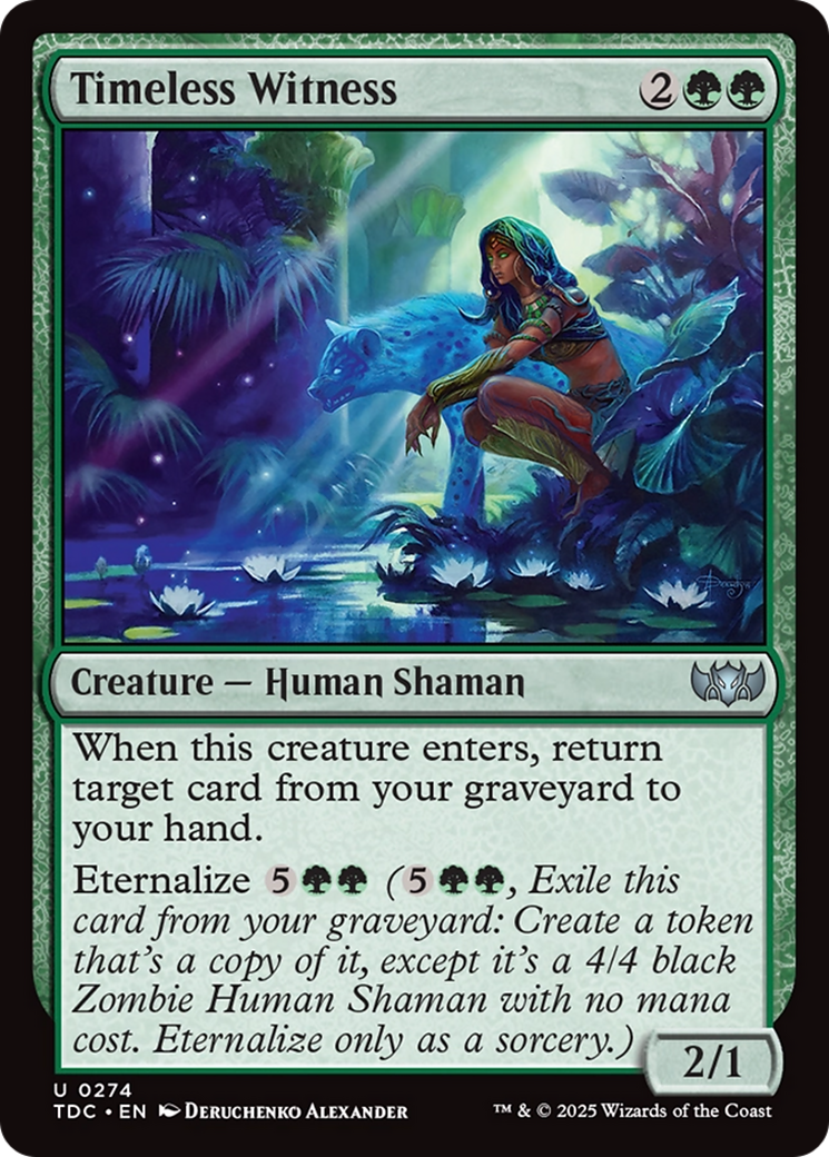 Timeless Witness [Tarkir: Dragonstorm Commander] - Magic: The Gathering - Card Brawlers | Quebec | Canada |