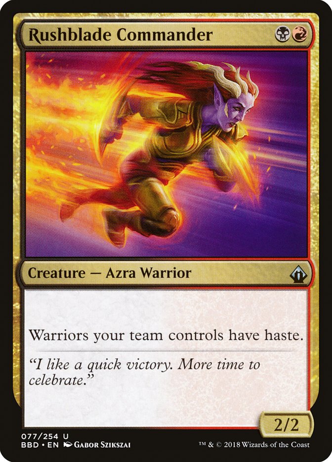 Rushblade Commander [Battlebond] - Magic: The Gathering - Card Brawlers | Quebec | Canada |