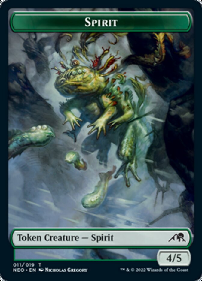 Spirit Token (011) [Kamigawa: Neon Dynasty Tokens] - Magic: The Gathering - Card Brawlers | Quebec | Canada |