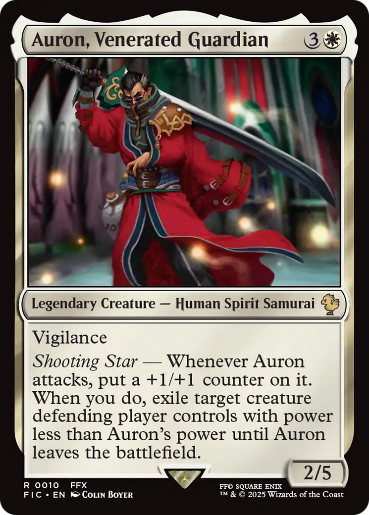 Auron, Venerated Guardian [FINAL FANTASY Commander] - Magic: The Gathering - Card Brawlers | Quebec | Canada |