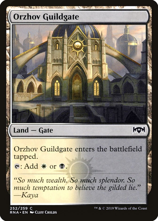 Orzhov Guildgate (252/259) [Ravnica Allegiance] - Magic: The Gathering - Card Brawlers | Quebec | Canada |