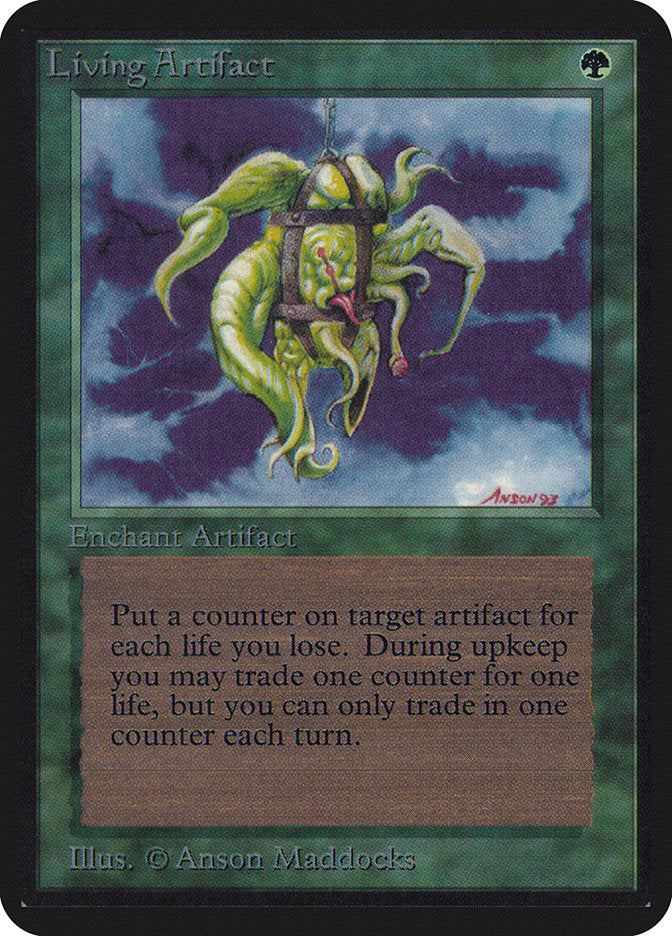 Living Artifact [Alpha Edition] - Magic: The Gathering - Card Brawlers | Quebec | Canada |