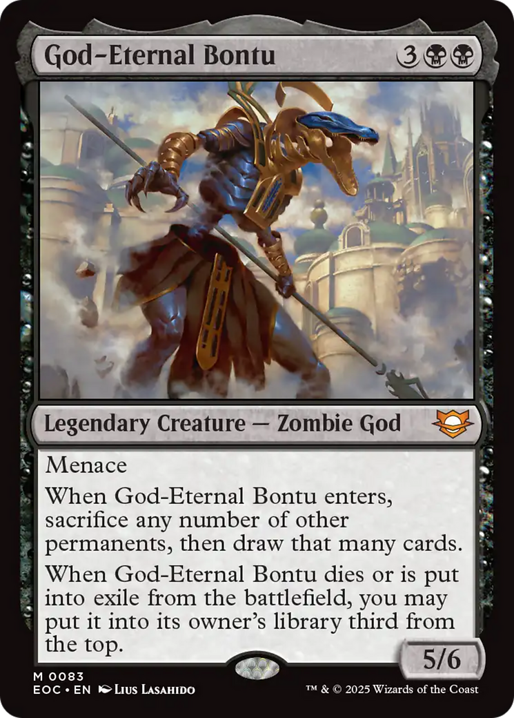 God-Eternal Bontu [Edge of Eternities Commander] - Magic: The Gathering - Card Brawlers | Quebec | Canada |