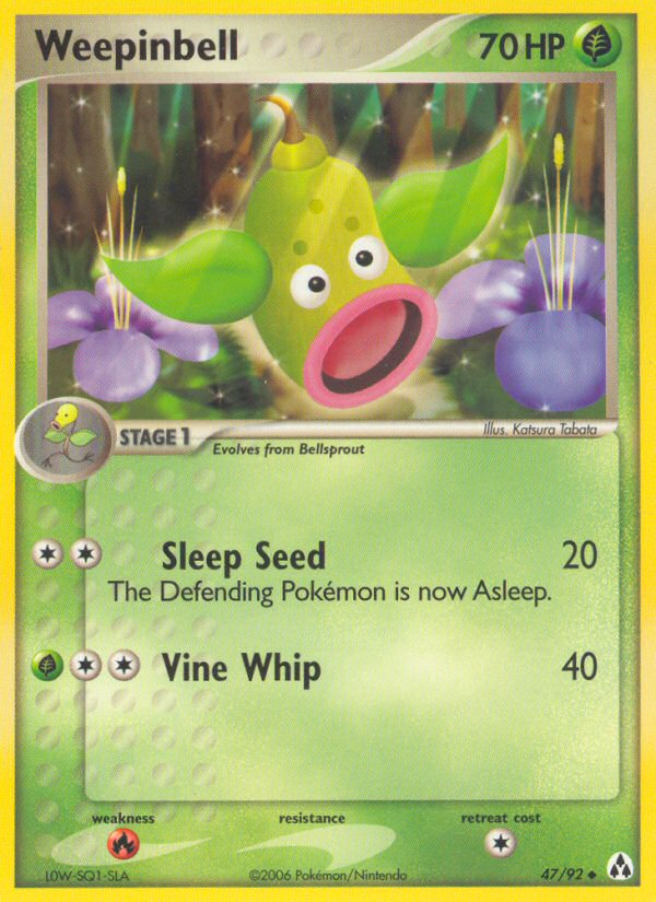 Weepinbell (47/92) [EX: Legend Maker] - Pokémon - Card Brawlers | Quebec | Canada |