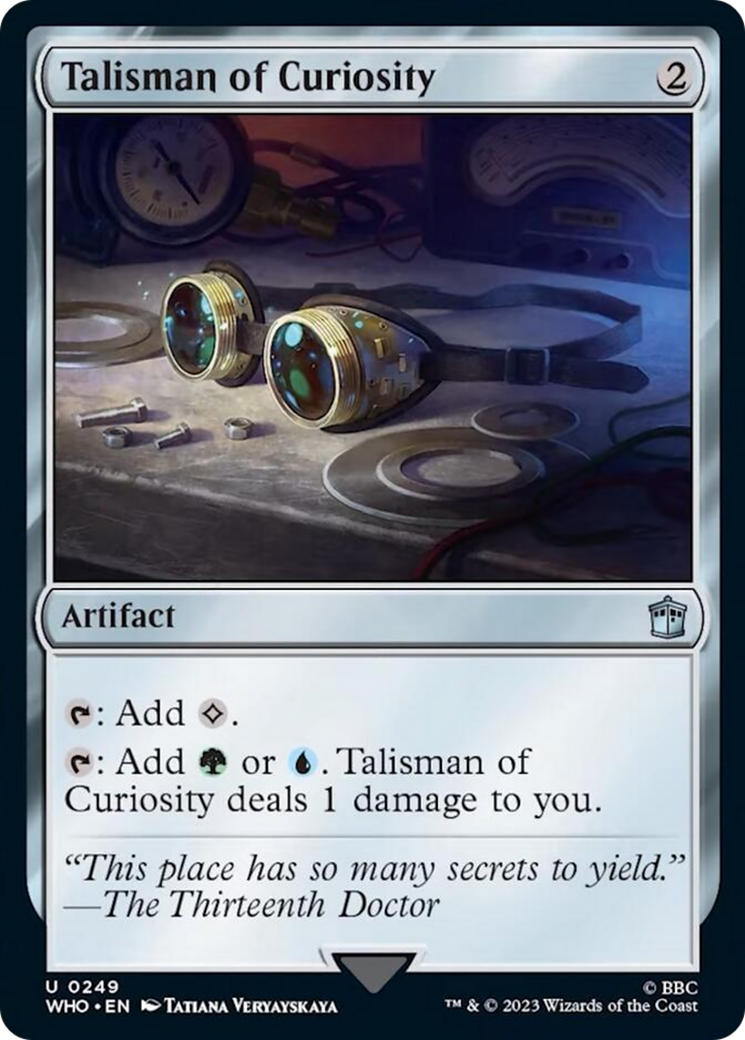Talisman of Curiosity [Doctor Who] - Magic: The Gathering - Card Brawlers | Quebec | Canada |