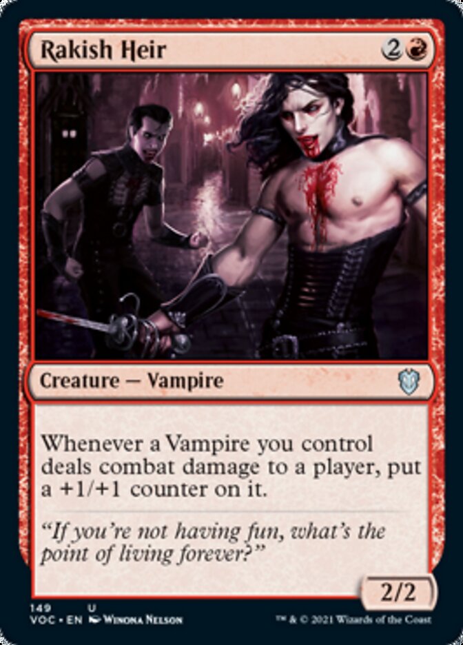 Rakish Heir [Innistrad: Crimson Vow Commander] - Magic: The Gathering - Card Brawlers | Quebec | Canada |