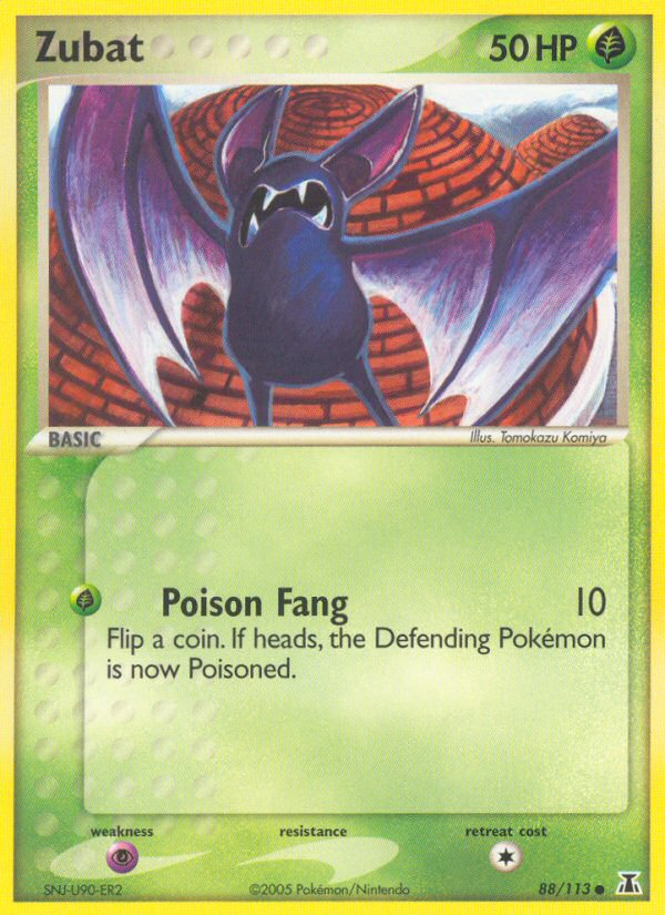 Zubat (88/113) [EX: Delta Species] - Pokémon - Card Brawlers | Quebec | Canada |