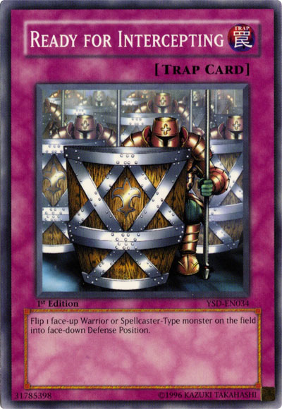 Ready for Intercepting [YSD-EN034] Common - Yu-Gi-Oh! - Card Brawlers | Quebec | Canada |