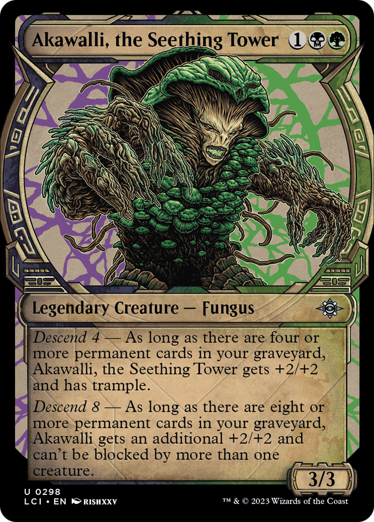 Akawalli, the Seething Tower (Showcase) [The Lost Caverns of Ixalan] - Magic: The Gathering - Card Brawlers | Quebec | Canada |