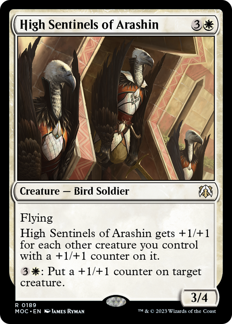 High Sentinels of Arashin [March of the Machine Commander] - Magic: The Gathering - Card Brawlers | Quebec | Canada |