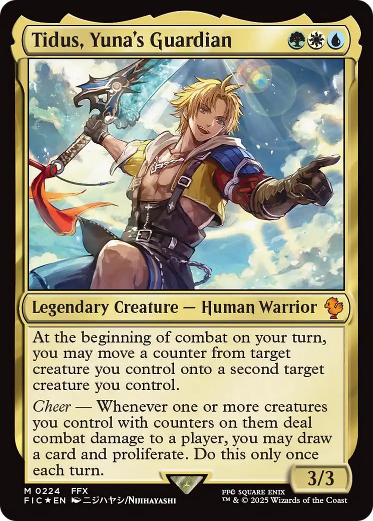 Tidus, Yuna's Guardian (Surge Foil) [FINAL FANTASY Commander] - Magic: The Gathering - Card Brawlers | Quebec | Canada |