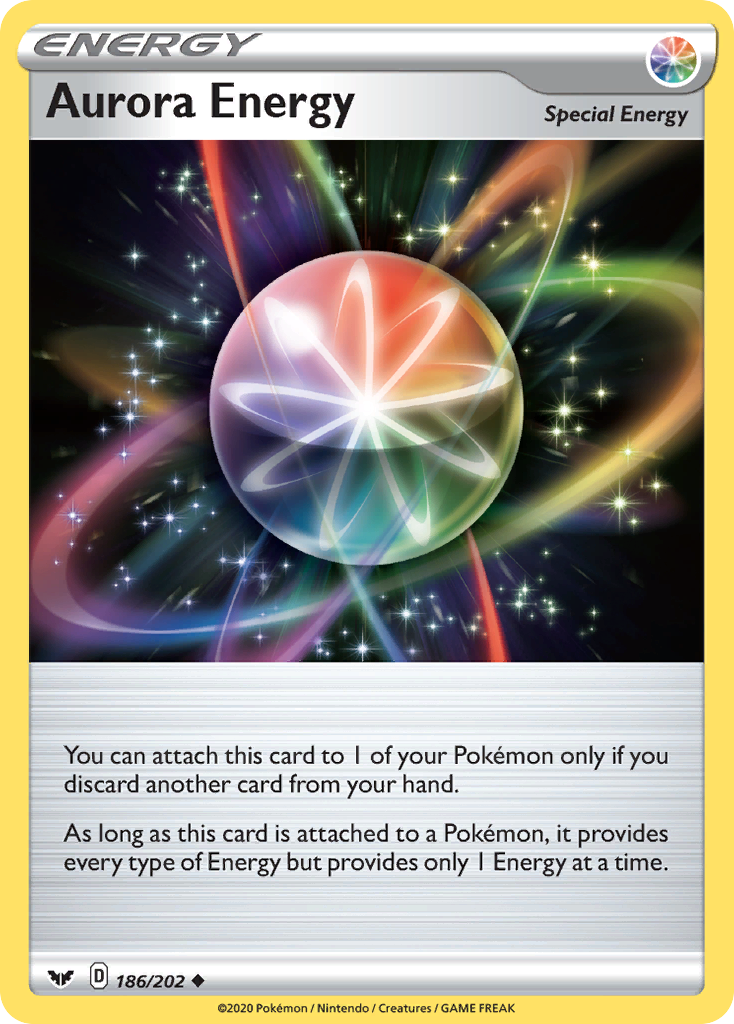 Aurora Energy (186/202) [Sword & Shield: Base Set] - Pokémon - Card Brawlers | Quebec | Canada |