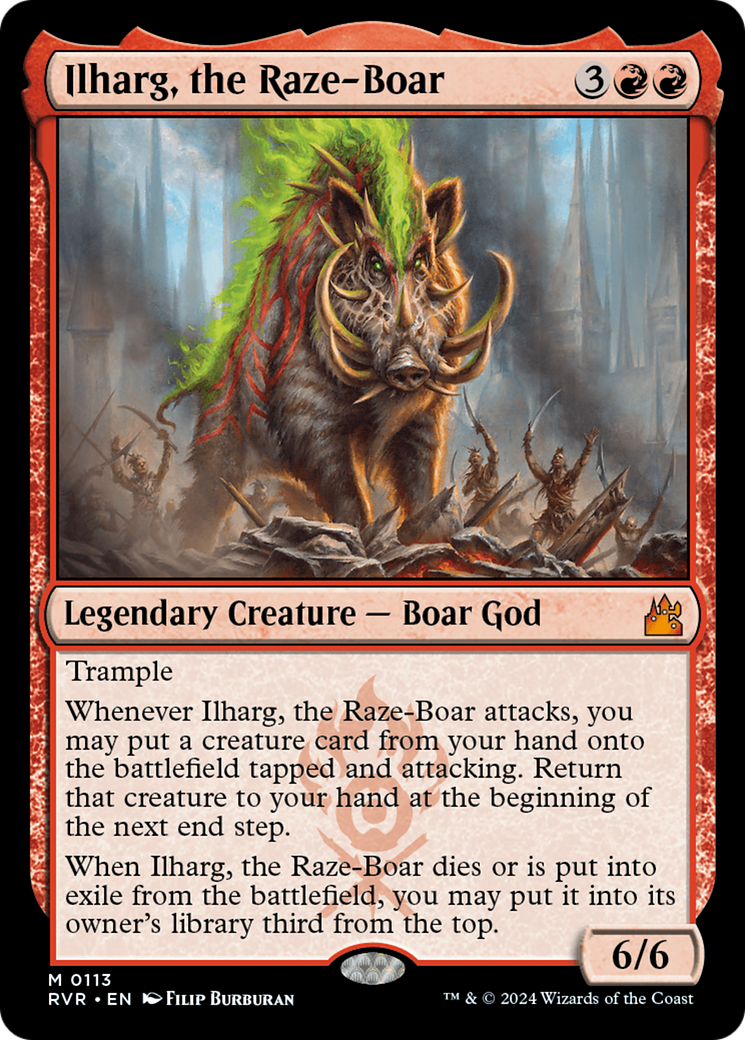 Ilharg, the Raze-Boar [Ravnica Remastered] - Magic: The Gathering - Card Brawlers | Quebec | Canada |