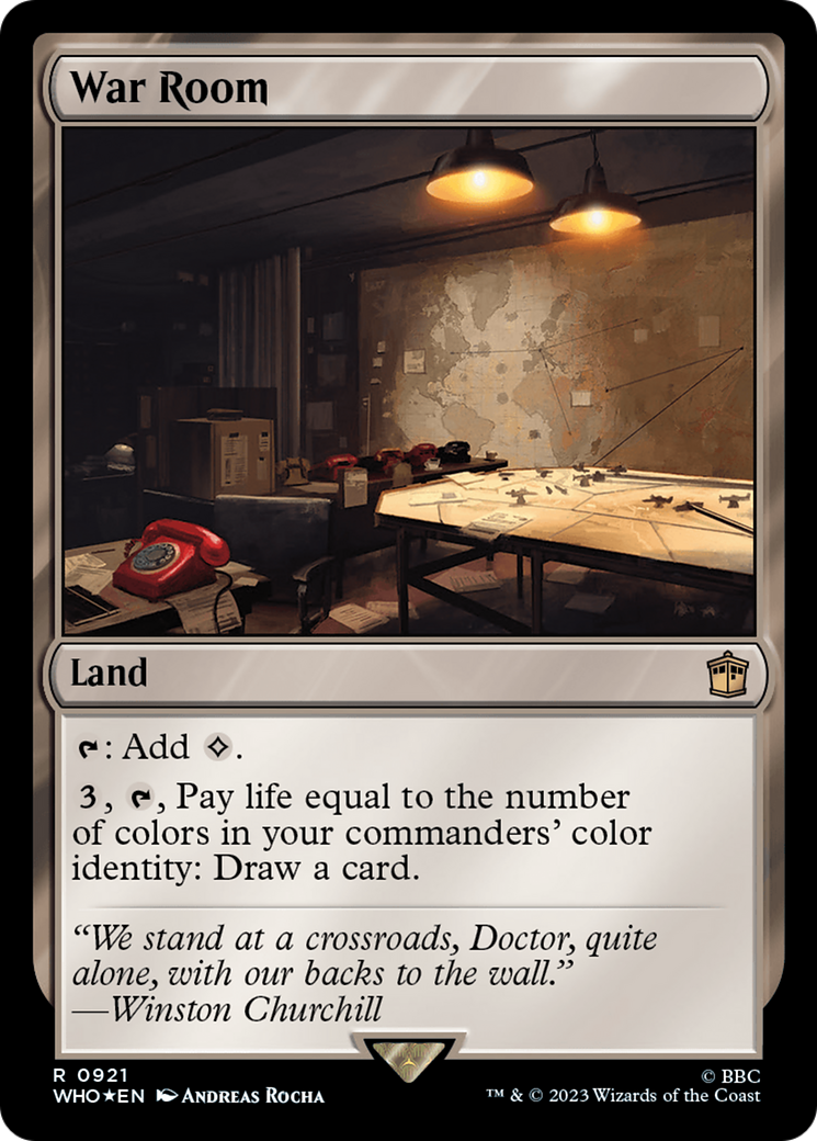 War Room (Surge Foil) [Doctor Who] - Magic: The Gathering - Card Brawlers | Quebec | Canada |