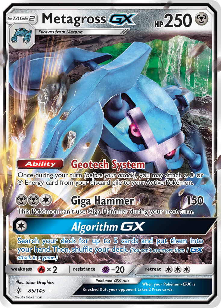 Metagross GX (85/145) [Sun & Moon: Guardians Rising] - Pokémon - Card Brawlers | Quebec | Canada |