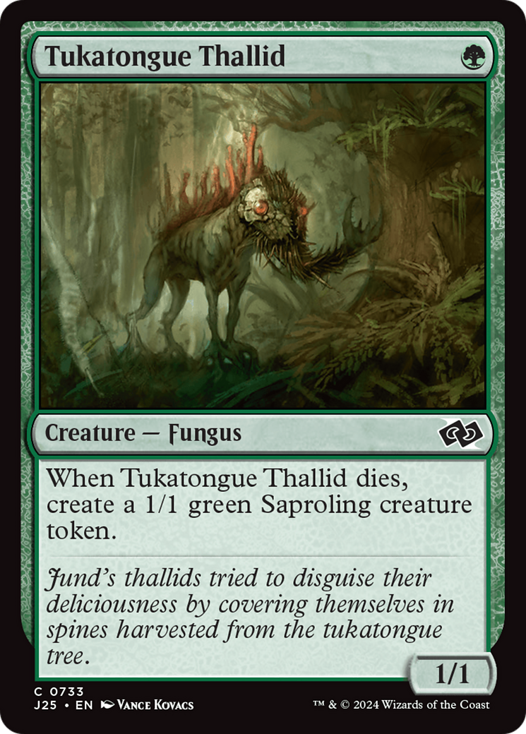Tukatongue Thallid [Foundations Jumpstart] - Magic: The Gathering - Card Brawlers | Quebec | Canada |
