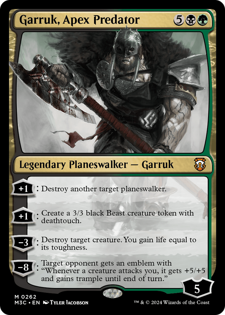 Garruk, Apex Predator (Ripple Foil) [Modern Horizons 3 Commander] - Magic: The Gathering - Card Brawlers | Quebec | Canada |
