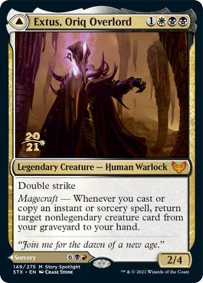 Extus, Oriq Overlord // Awaken the Blood Avatar [Strixhaven: School of Mages Prerelease Promos] - Magic: The Gathering - Card Brawlers | Quebec | Canada |
