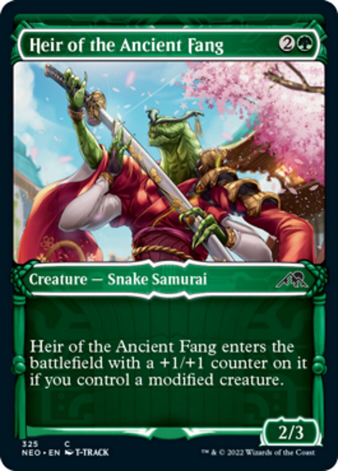 Heir of the Ancient Fang (Showcase Samurai) [Kamigawa: Neon Dynasty] - Magic: The Gathering - Card Brawlers | Quebec | Canada |