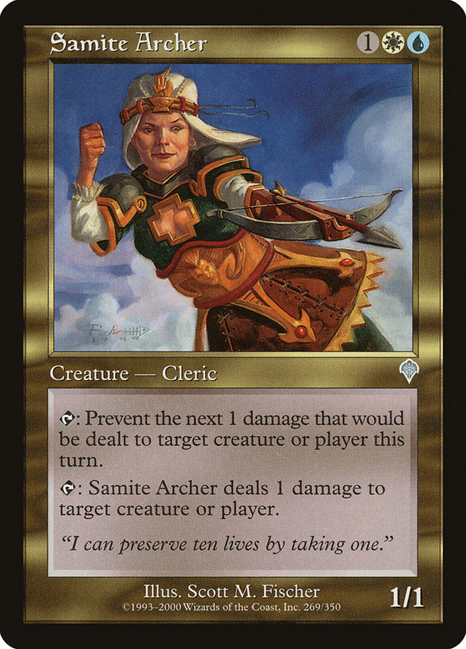 Samite Archer [Invasion] - Magic: The Gathering - Card Brawlers | Quebec | Canada |