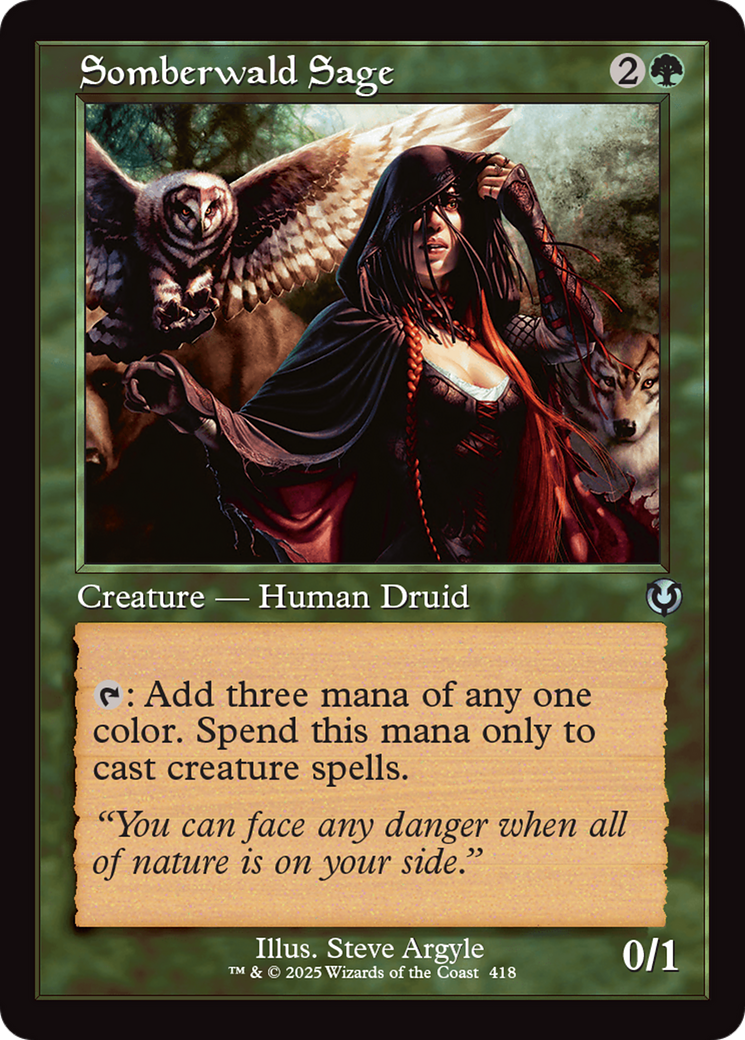 Somberwald Sage (Retro Frame) [Innistrad Remastered] - Magic: The Gathering - Card Brawlers | Quebec | Canada |
